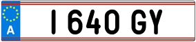 Truck License Plate